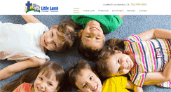 Desktop Screenshot of littlelambchildcare.com